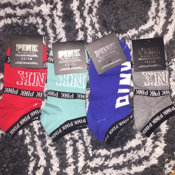 PINK Victoria's Secret Accessories - PINK Socks (4 Pairs)